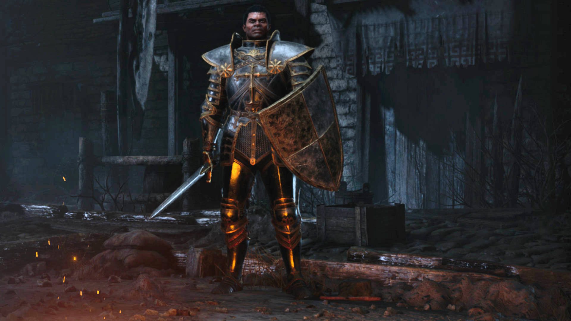 Screenshot of Diablo 2's Paladin class that could be making a return in Diablo 4 according to speculation
