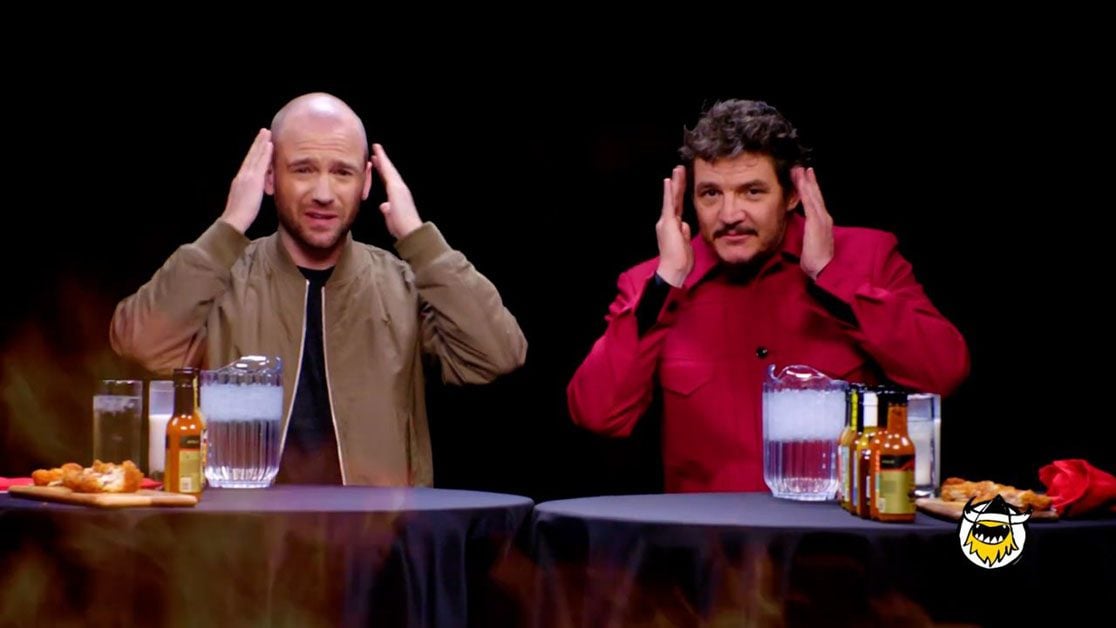 Pedro Pascal stars in hit show Hot Ones
