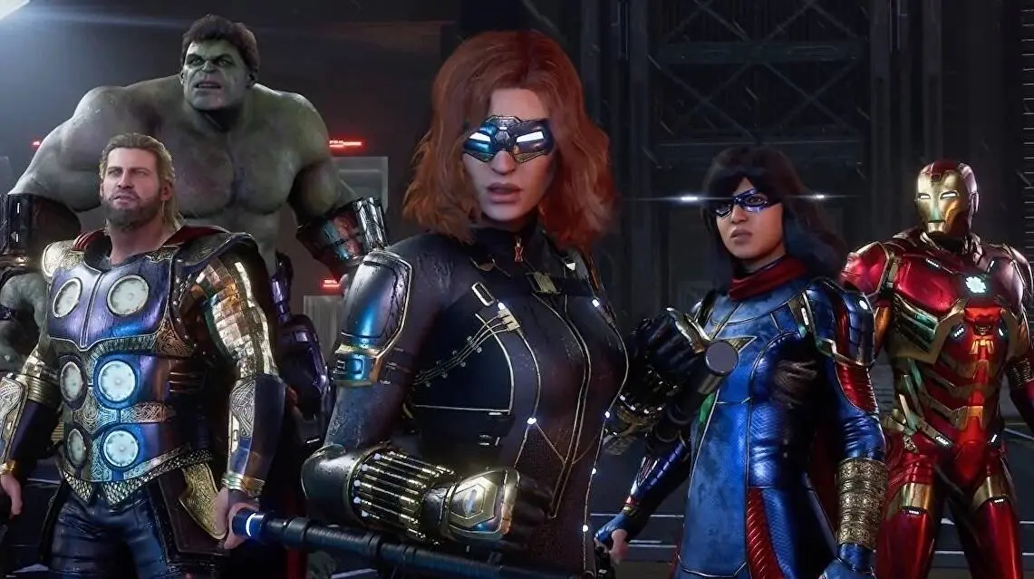 Screenshot from Marvel Avengers game