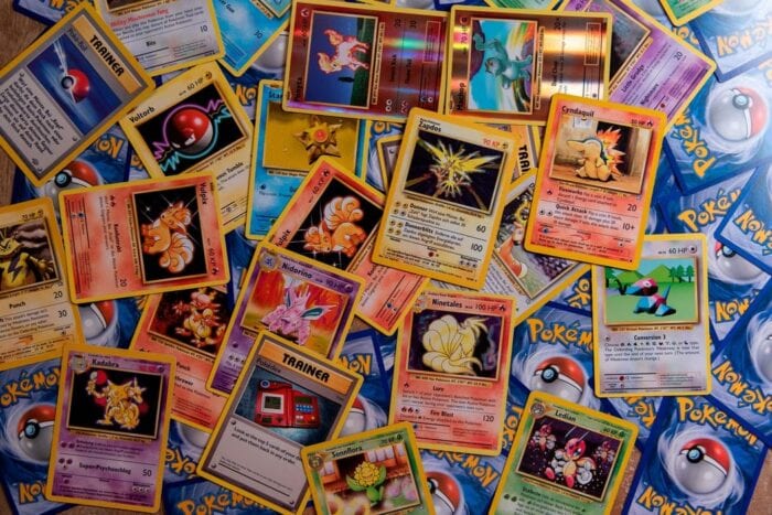 stock photo pokemon cards