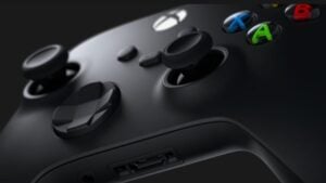 Xbox series x controller close up