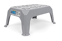 Large Gray Plastic Step Stool