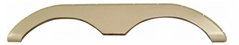 Icon Metallic Polar White 72-3/8 Inch Length x 13 Inch Height Fender Skirt 